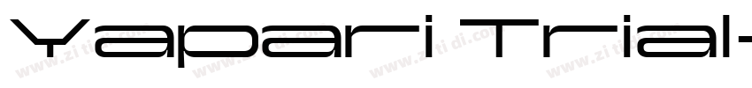 Yapari Trial字体转换